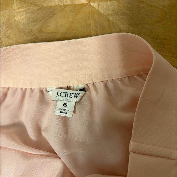 J. Crew Soft Pink Pleated A-Line Skirt Flowy light material great for summer - Picture 2 of 5